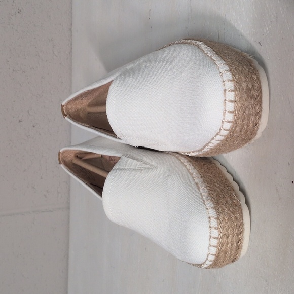 Dr. Scholl's Women's Sunray Espadrille Loafer White Canvas Size 7.5 NWOT - Picture 7 of 7
